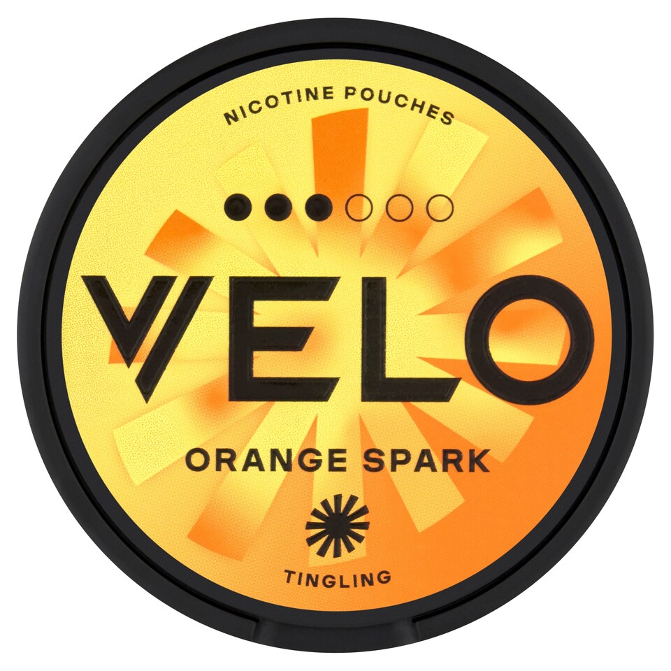 VELO ORANGE SPARK 10mg NICOTINE 20 POUCHES