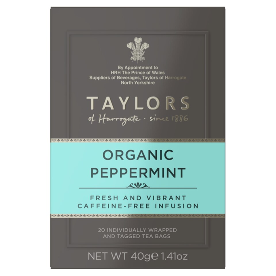 Taylors Organic Peppermint 20'S 50G
