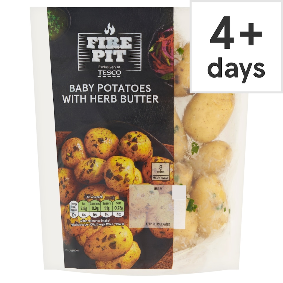 Tesco Baby Potatoes With Herb Butter 400g ©