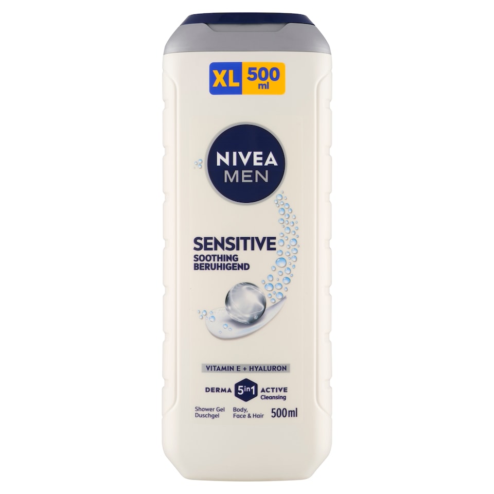 Obrázek 1 pro produkt Nivea Men Sensitive 5 v 1 Sprchový gel 500ml