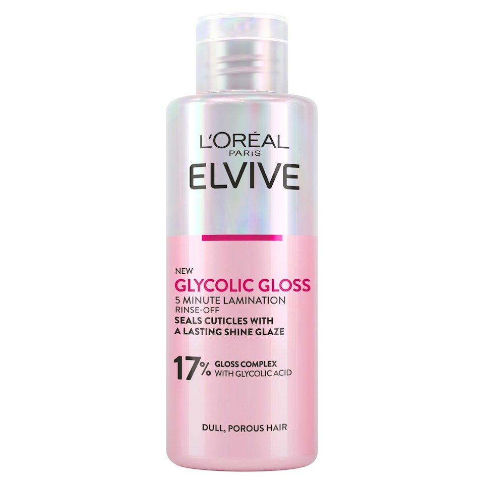 image 1 of L'Oreal Paris Elvive Glycolic Gloss 5 Minute Lamination 200ml