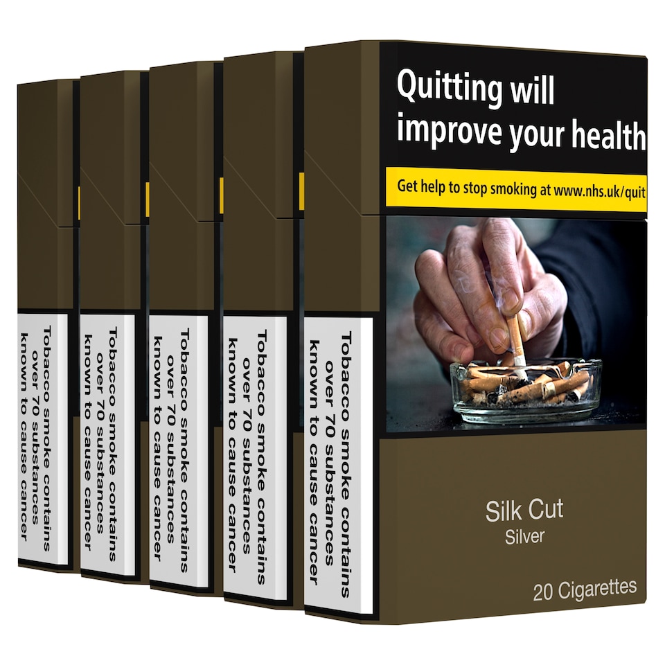 Silk Cut Silver Cigarettes 5X20pk