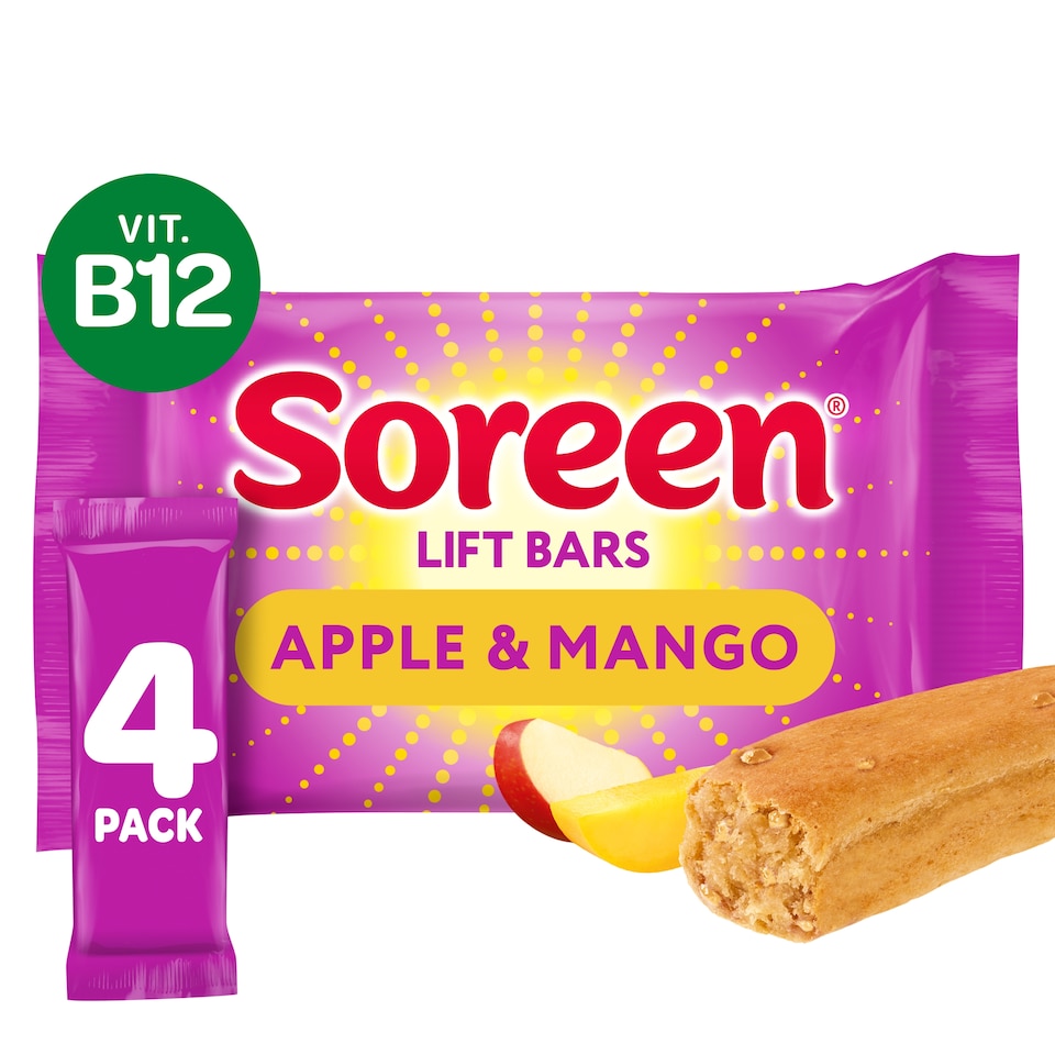 Soreen Lift Apple & Mango 4 Pack 168g 