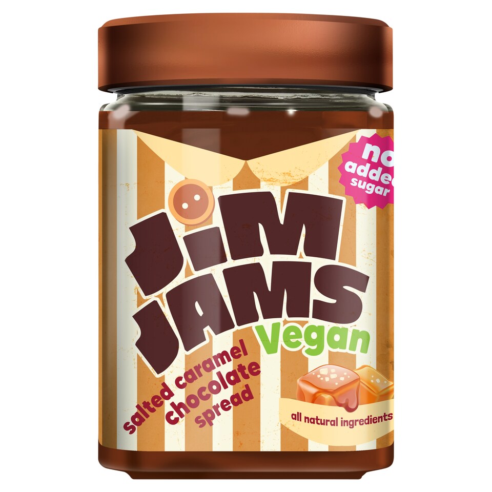 Jim Jams Salted Caramel Dark Chocolate Spread 330G