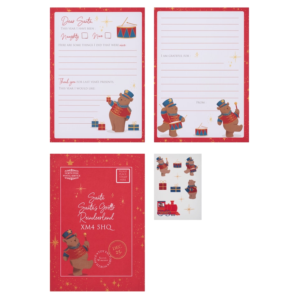 Tesco Christmas Letter To Santa Pack