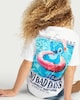 image 1 of Disney Lilo & Stitch Pure Cotton Printed T-Shirt in White