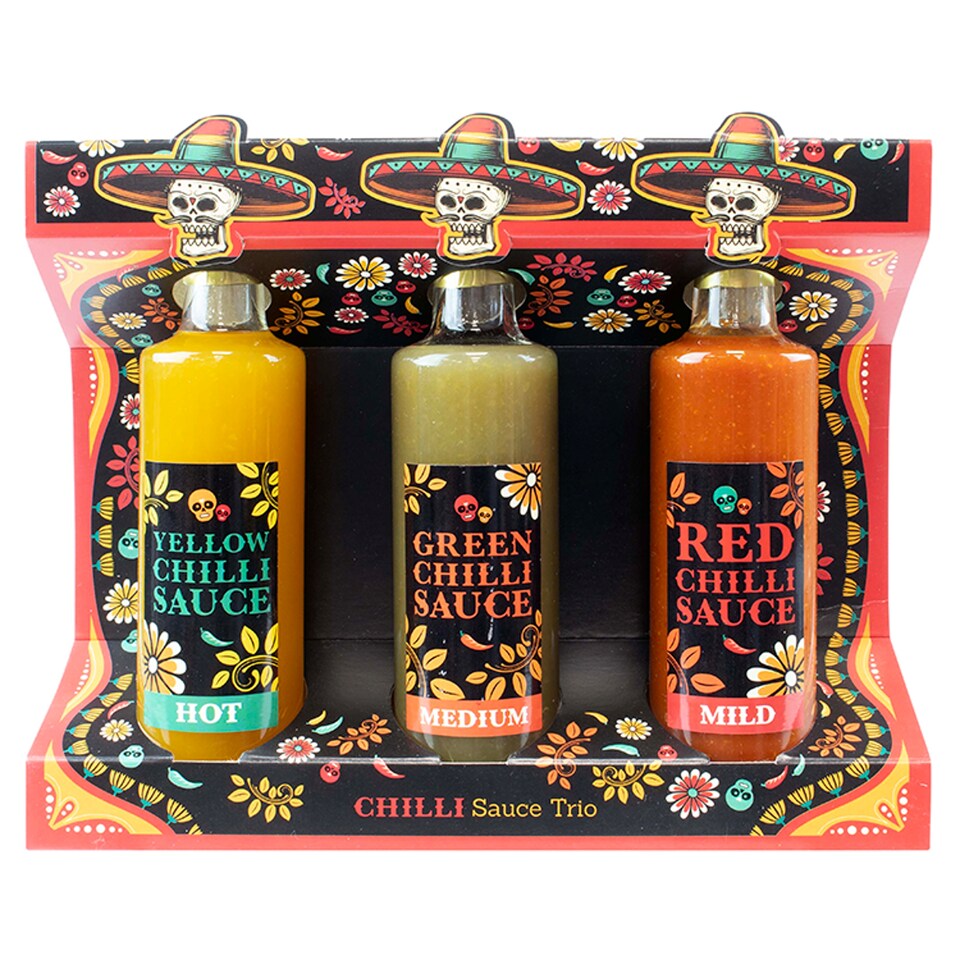 Chilli Hot Sauce Trio