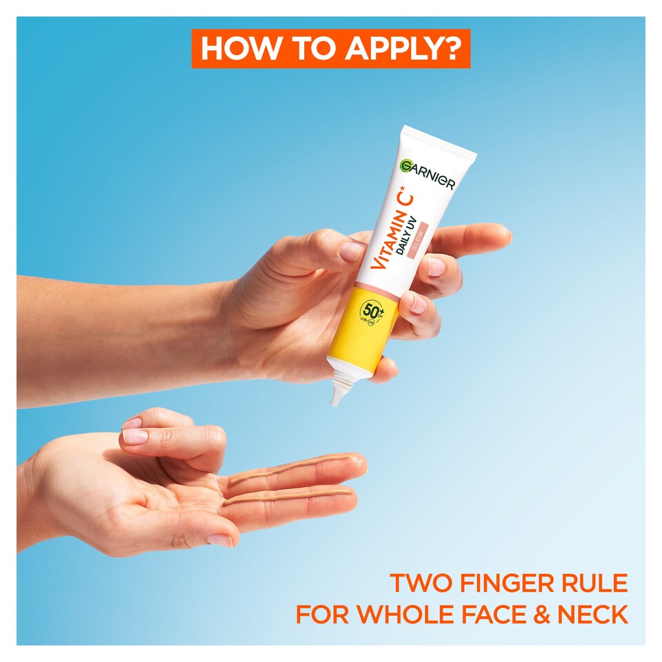 image 1 of Garnier Skinactive Vitamin C Daily UV Brightening Fluid SPF50 40ml