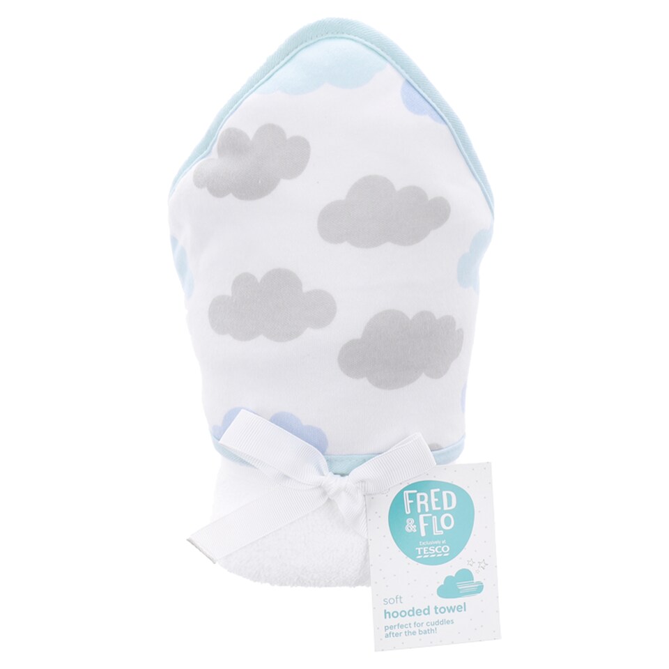 Fred & Flo Cloud Hooded Towel