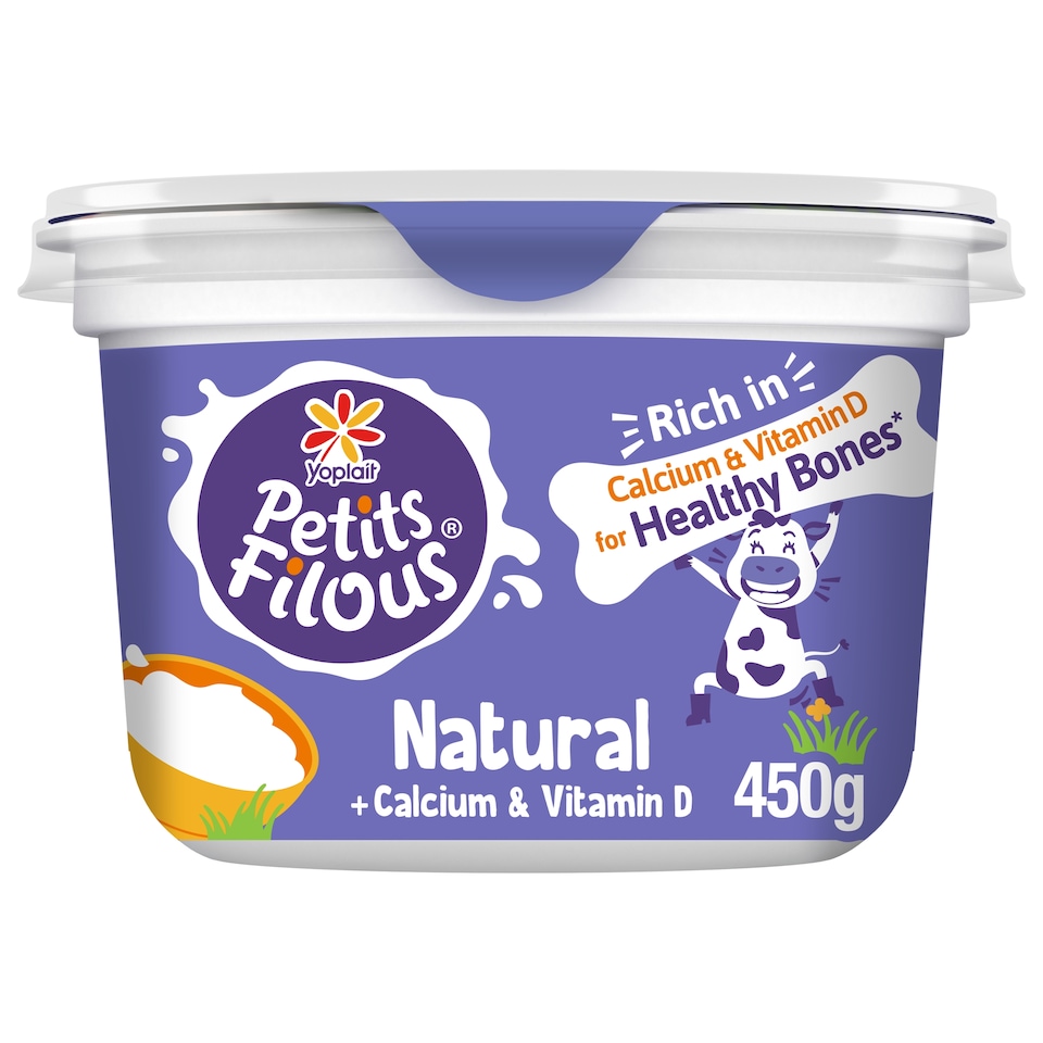 image 1 of Petits Filous Natural Kids Yoghurt + Calcium and Vitamin D 450g