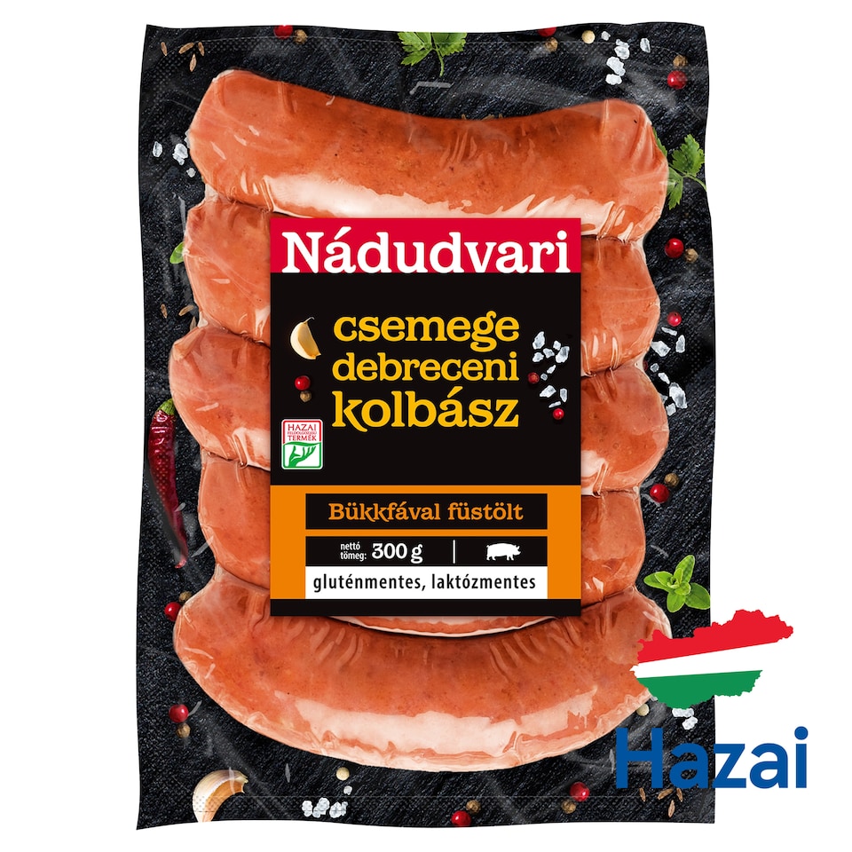 Nádudvari Delicate Pork Debreceni Sausage 300 g