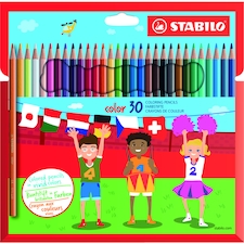 Stabilo Color Cardboard Wallet 30 pcs