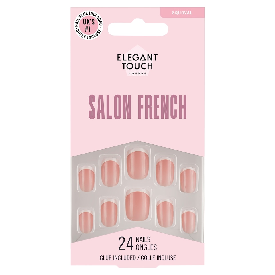 Elegant Touch French 117 Pink Nails 