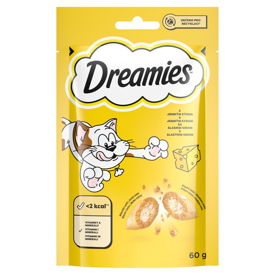 Dreamies S jemným sýrem 60g