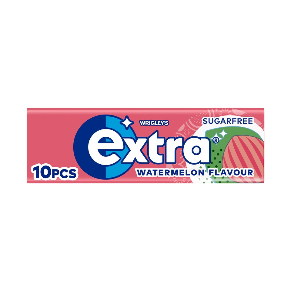 Wrigley's Extra Sugar Free Watermelon Gum 10 Pieces 14G