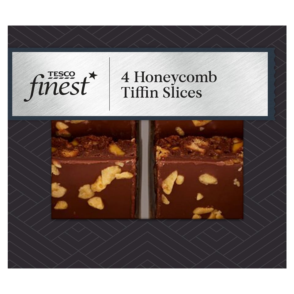 Tesco Finest 4 Honeycomb Tiffin Slices