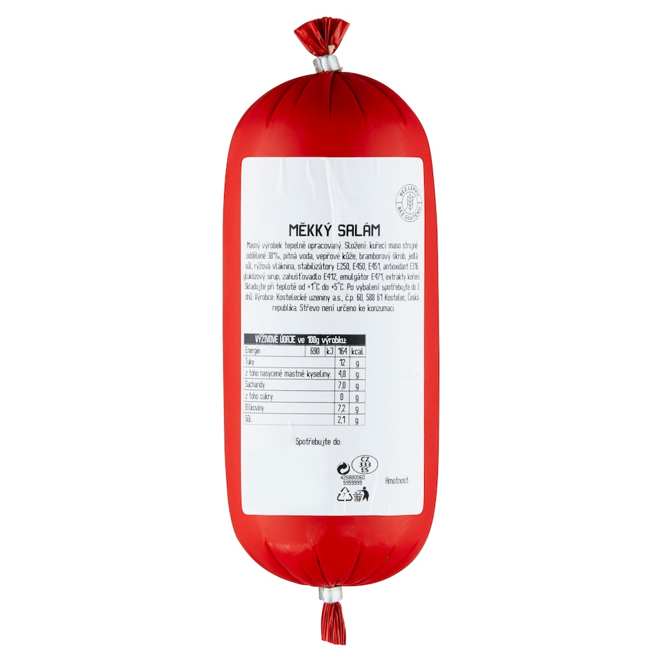 image 1 of Kostelecké Uzeniny Soft Salami 0.400kg