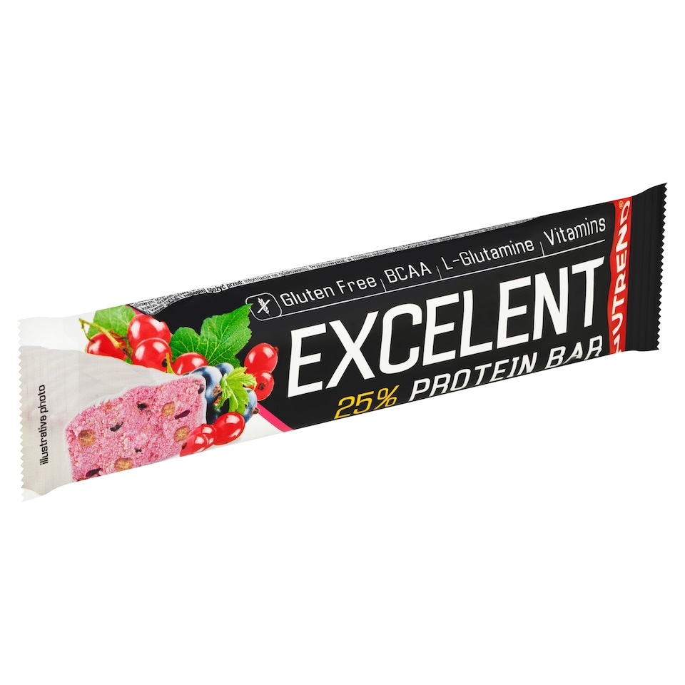 Nutrend Excelent Protein Bar příchuť černý rybíz s brusinkami 85g