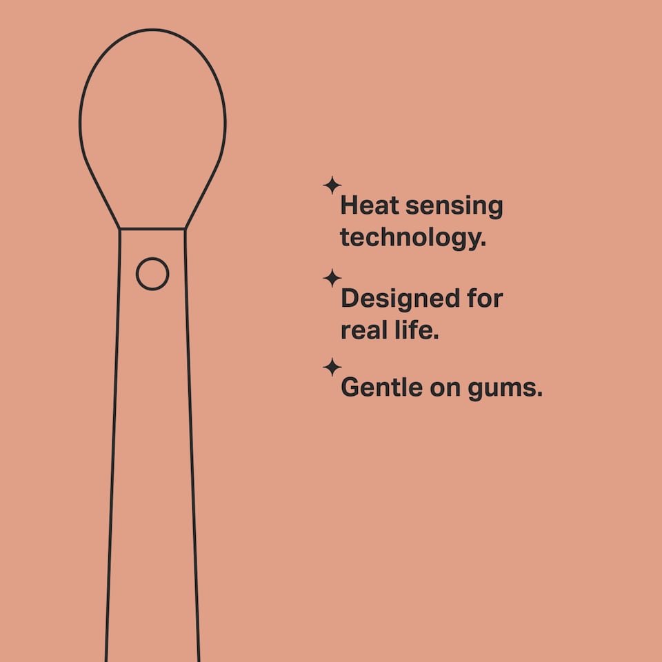 image 1 of Tommee Tippee Weaning Spoons 4M+ 5Pack