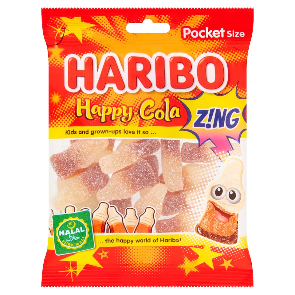 Haribo Halal Happy Cola Zing 100G
