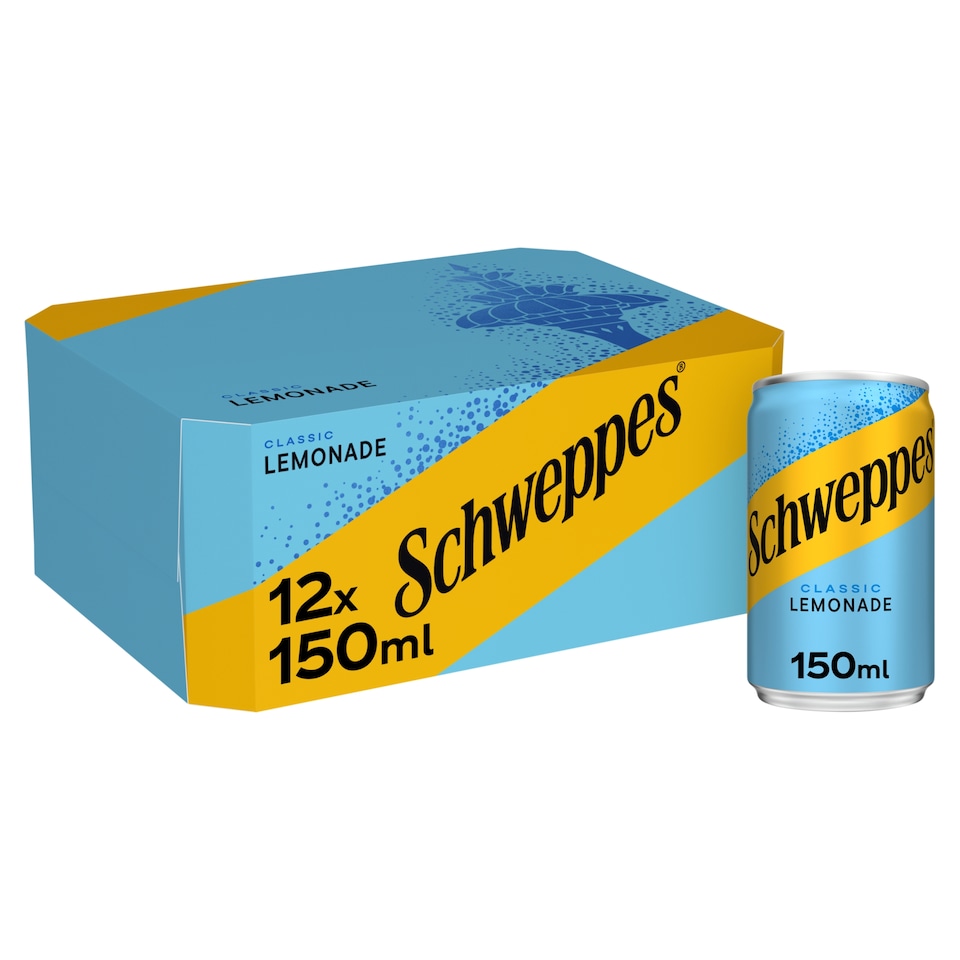 image 1 of Schweppes Lemonade 12x150ml