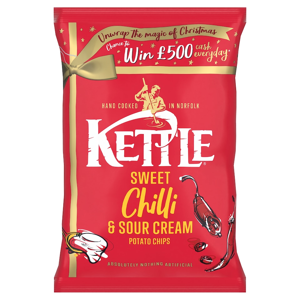 Kettle Potato Chips - Sweet Chilli & Sour Cream 130g