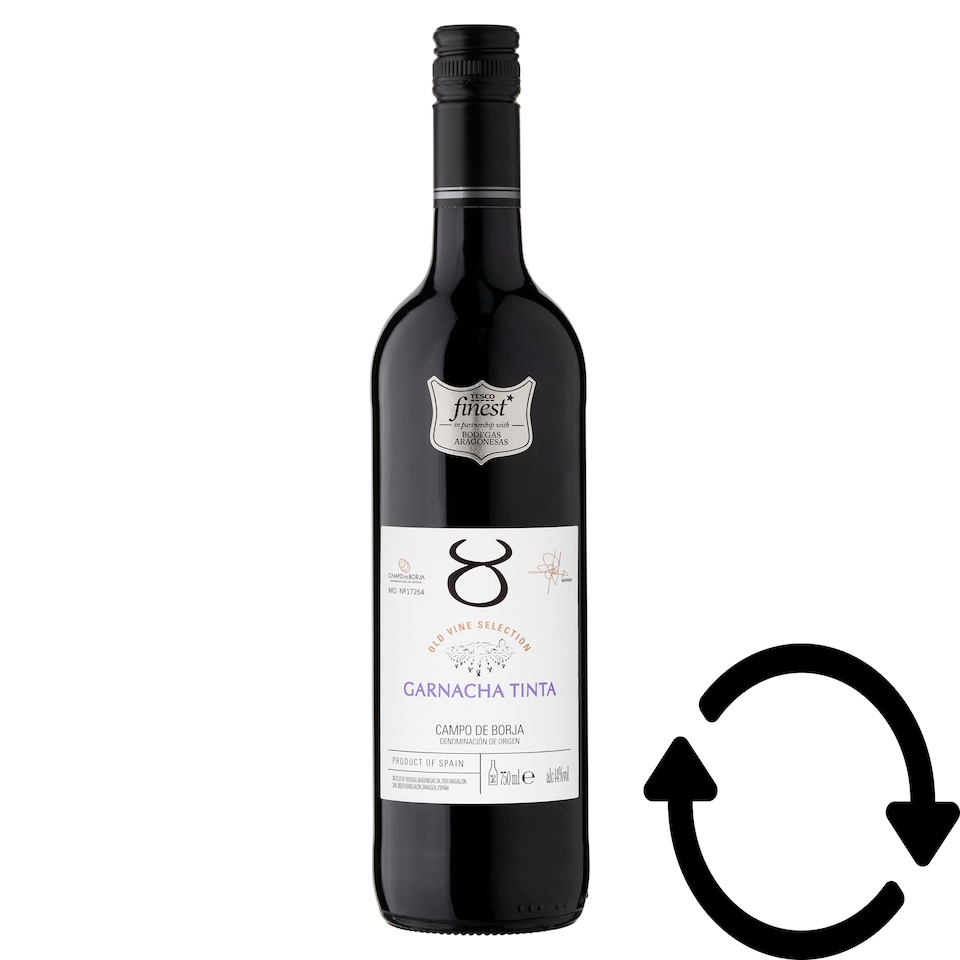 Tesco Finest Garnacha Tinta Campo de Borja száraz vörösbor 14% 750 ml