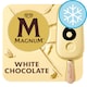 image 1 of Magnum White Chocolate Ice Cream Sticks 6x100ml