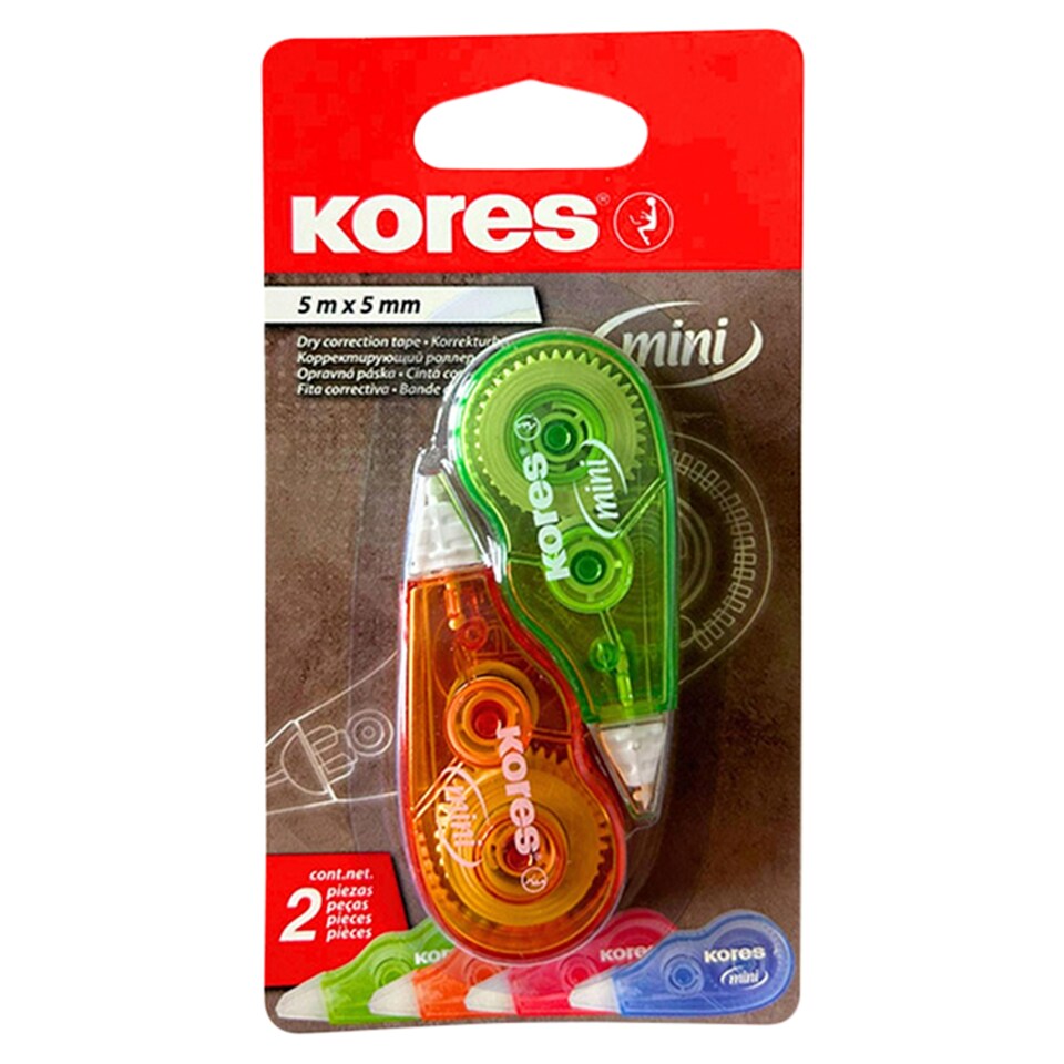 Kores Korekční strojek 5 mm x 5 m 2 ks