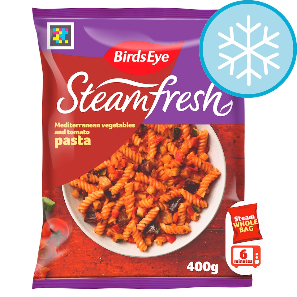 image 1 of Birds Eye Steamfresh Mediterranean Vegetable and Tomato Pasta Meal for 1 400g