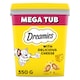 image 1 of Dreamies Cat Treat Biscuits with Cheese Bulk Mega Tub 350g