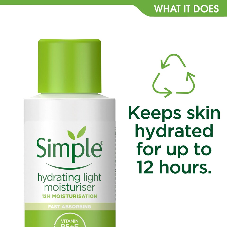 image 1 of Simple Kind To Skin Hydrating Light Moisturiser 50Ml