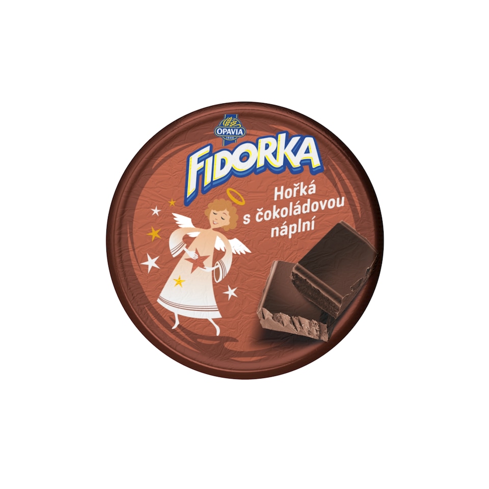 Obrázek 1 pro produkt Opavia Fidorka Hořká s čokoládovou náplní hnědá 30g
