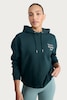 image 3 of F&F Active AFTERCLASS Slogan Hoodie in Green