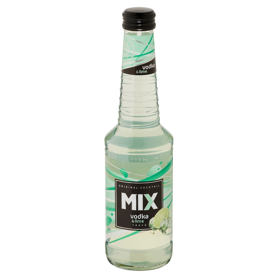 image 1 of Mix Carbonated Alcoholic Cocktail Mix with Vodka & Lime Flavour 4% 0,33 l