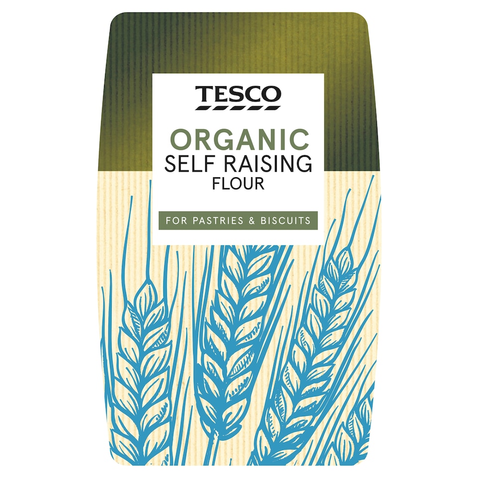 Tesco Organic Self Raising Flour 1Kg