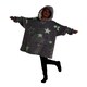image 5 of Silentnight Silver Kids Glow In the Dark Hoodie