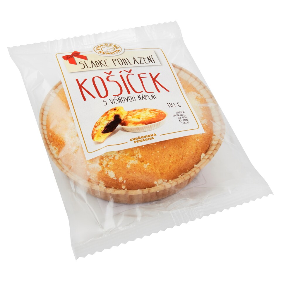 Cvrčovická pekárna Muffin with Cherry Filling 110g