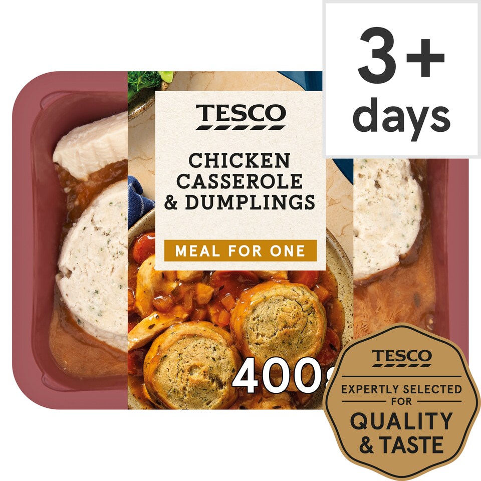 TESCO Chicken Casserole & Dumplings 400G