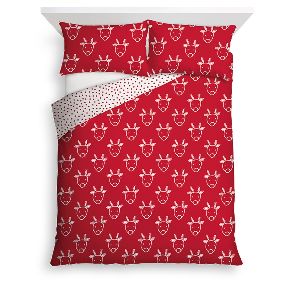 Tesco Rudolph Duvet Set Double