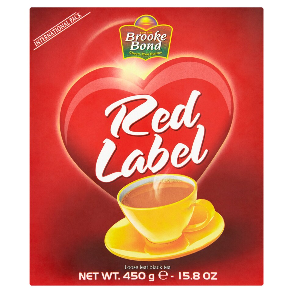 BROOKE BOND RED LABEL LOOSE LEAF BLACK TEA 450G Tesco Groceries