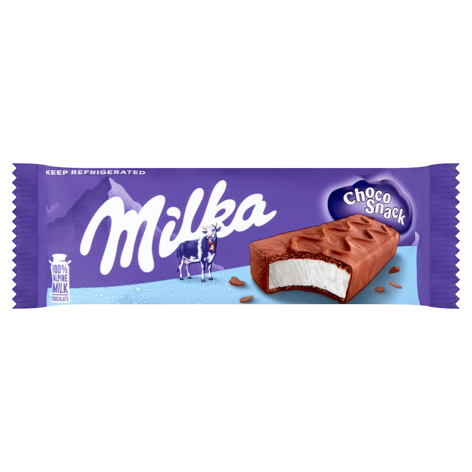 Milka csokoládés hűtött tej snack 27 g  1. kép