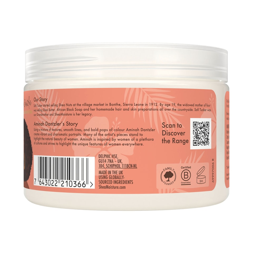 image 1 of Shea Moisture Coconut & Hibiscus Curl Enhancing Smoothie 326M