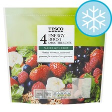 Tesco 4 Energy Boost Smoothie 4X125g