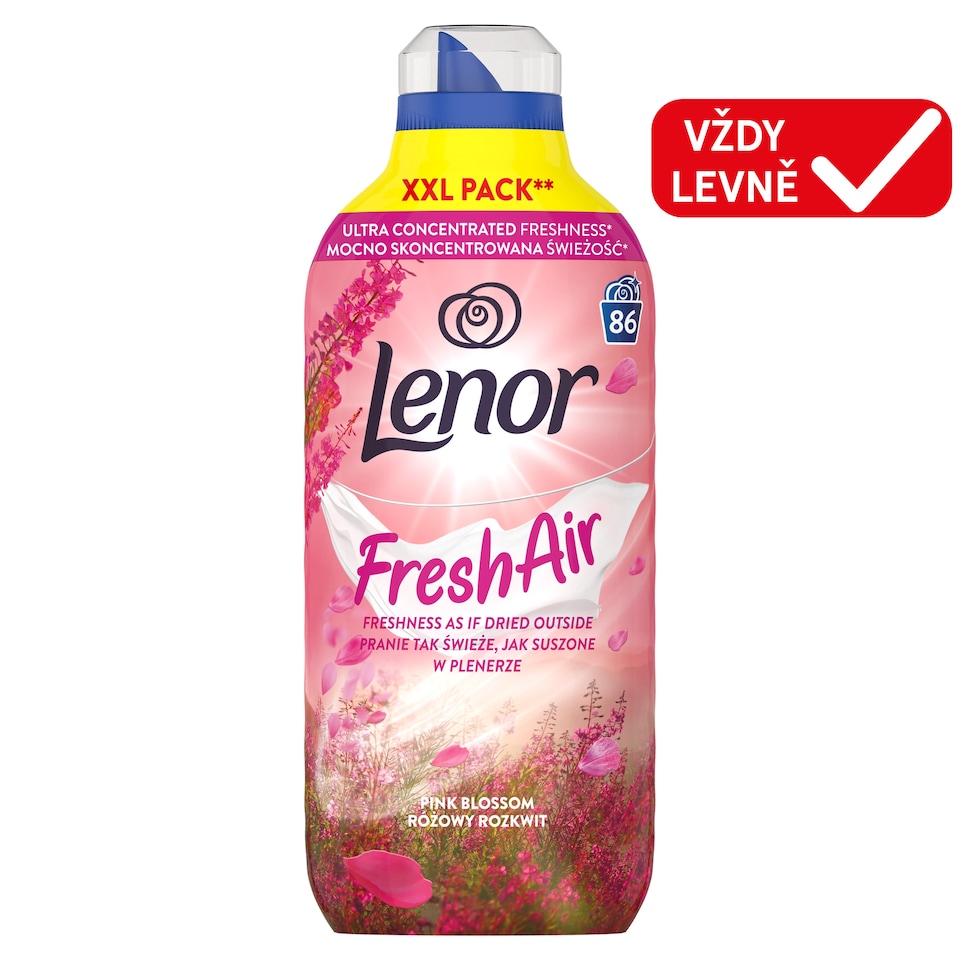 Obrázek 1 pro produkt Lenor Fresh Air Aviváž 86 Praní, Pink Blossom