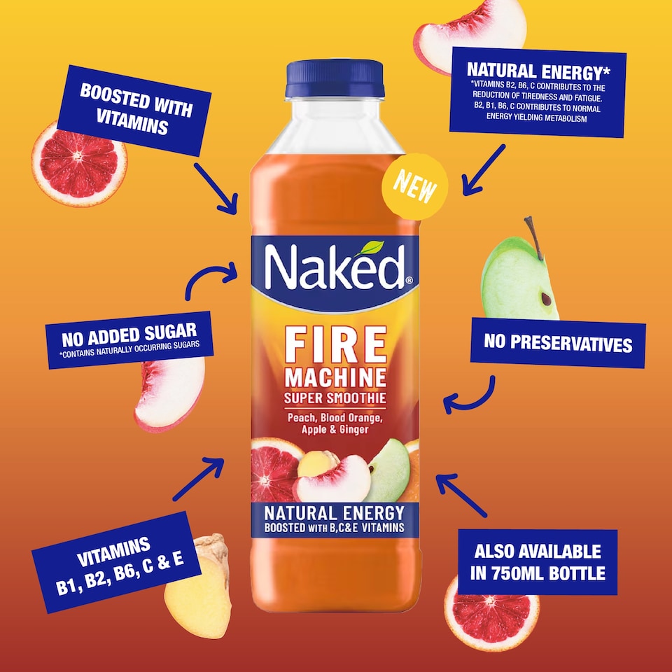 image 1 of Naked Fire Machine Smoothie 750ml