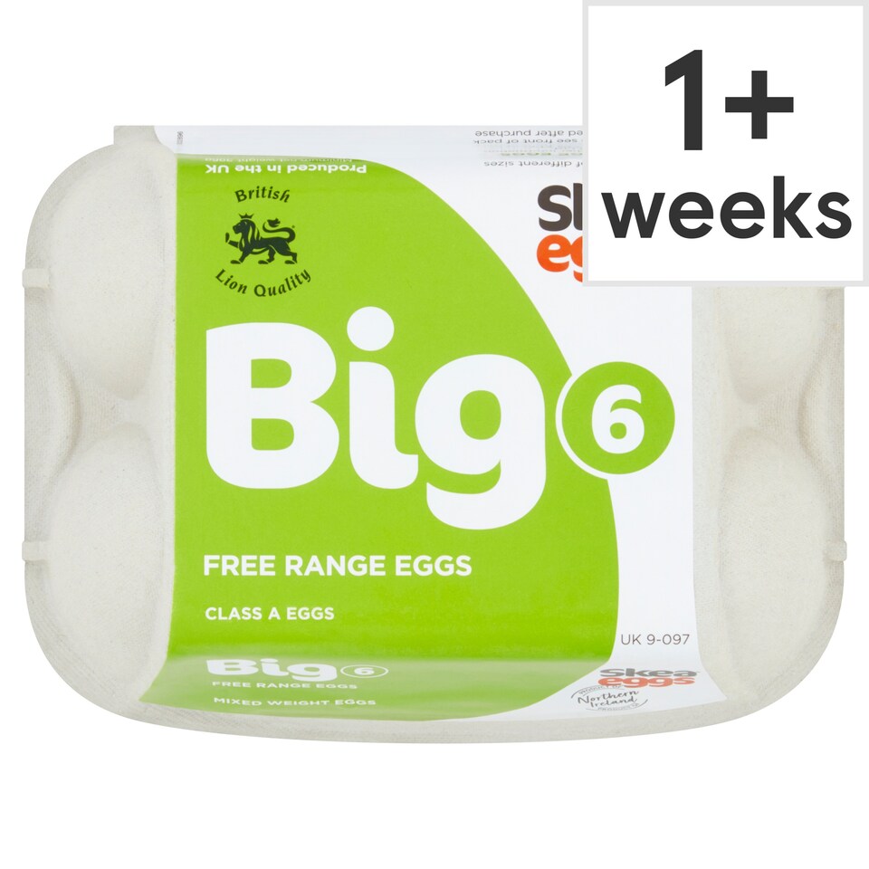 Skea Big Free Range Eggs 6 Pack