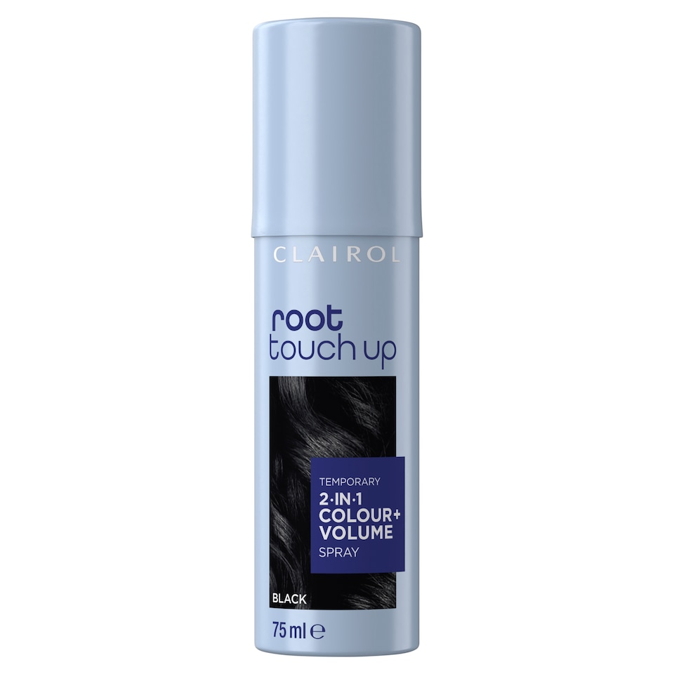 image 1 of Clairol Root Touch up 2 in 1 Spray Black 75ml