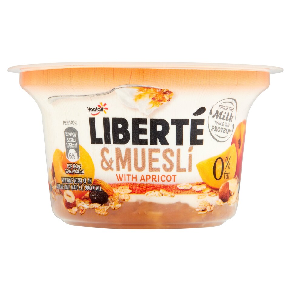 Liberte With Museli & Apricot yoghurt 140g