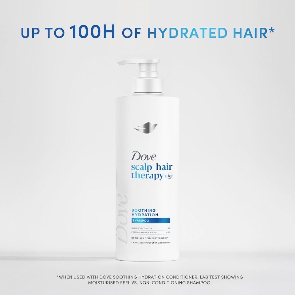image 1 of Dove Scalp Hair Therapy Soothing Hydration Shampoo 400ml